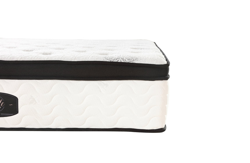 Chiro 7 Zone Latex Euro Top 35cm Pocket Spring Mattress - Double Size