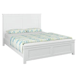 Lily Bed Frame Queen Size Timber Mattress Base - White