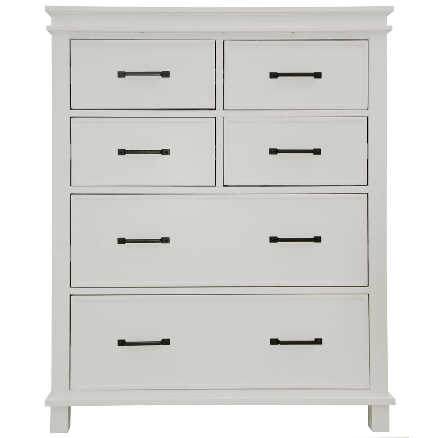 Lily Bedside Tallboy 3pc Bedroom Set Nightstand Storage Cabinet - White