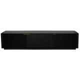 Cyrus ETU Entertainment TV Unit 200cm 3 Door Solid Mango Wood - Black