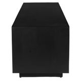 Cyrus ETU Entertainment TV Unit 200cm 3 Door Solid Mango Wood - Black