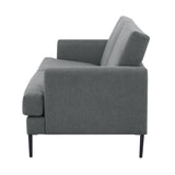 Ariya 3 Seater Sofa Fabric Uplholstered Lounge Couch - Mid Grey