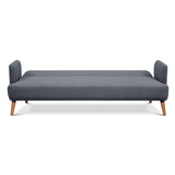 Brianna 3 + 1 + 1 Seater Sofa Fabric Uplholstered Lounge Couch - Dark Grey