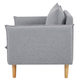 Sinatra 2 Seater Fabric Sofa Lounge Couch Grey