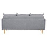 Sinatra 3 Seater Fabric Sofa Lounge Couch Grey