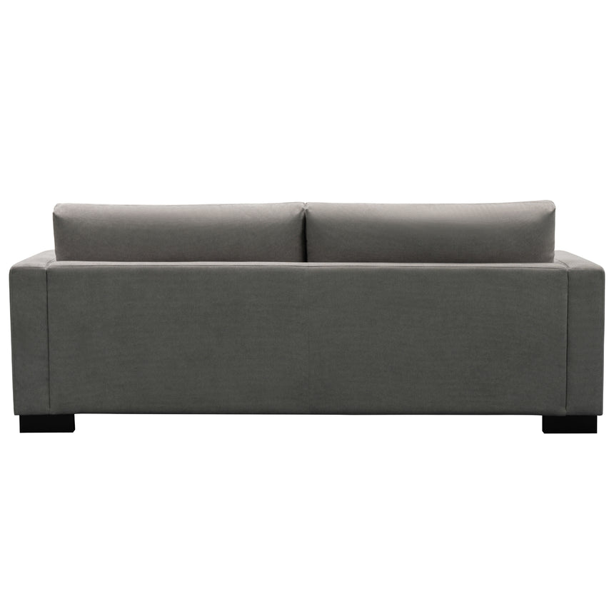 Royalty 3 Seater Sofa Fabric Uplholstered Lounge Couch - Grey