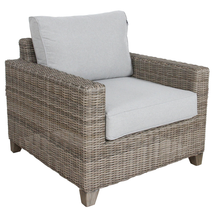 Sophy 3+1+1 Seater Wicker Rattan Outdoor Sofa Set Coffee Side Table Chair Lounge