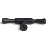 Black Zinc Kitchen Cabinet Handles Drawer Bar Handle Pull T