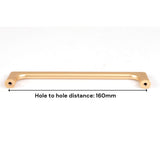 Gold Zinc Kitchen Cabinet Handles Drawer Bar Handle Pull 160mm