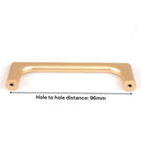 Gold Zinc Kitchen Cabinet Handles Drawer Bar Handle Pull 96mm