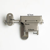 Sliding Bolt Gate Latch 304 Stainless Steel Barrel Bolt with Padlock Hole Door Latches