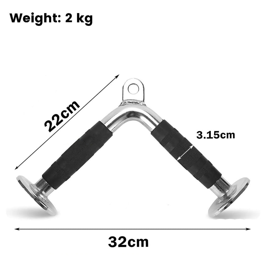 LAT V Bar V Pull Down Handle Row Handle Cable Machine Attachment