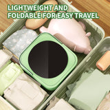 Mini 8L Portable Foldable Washing Machine Washer for Underwear Baby Clothes Camping Travel Green