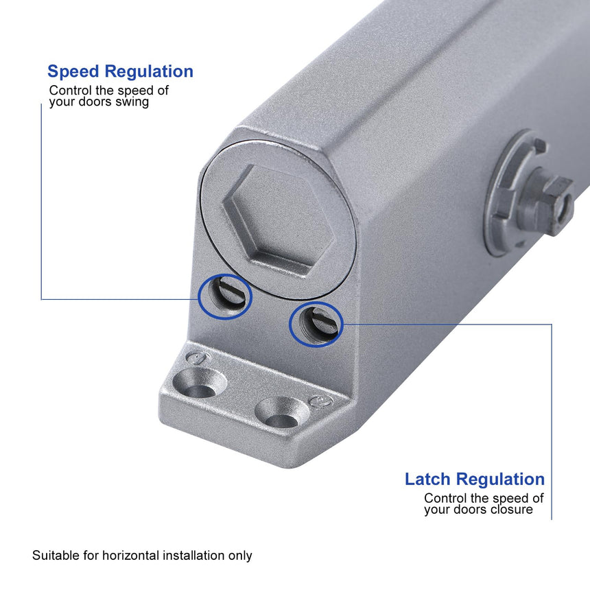 Auto Commercial Door Closers Hydraulic Door Closer for Home  Commercial Door 25-45kg