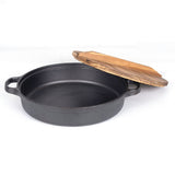 30cm Cast Iron Dutch Oven With Handles Lid Cast Iron Skillet Braising Pan For Casserole Dish Crock Pot Stewpan