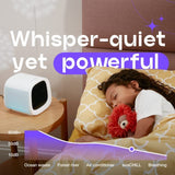 Evapolar evaCHILL - Personal Portable Air Cooler and Humidifier, with USB Connectivity and LED Light, White