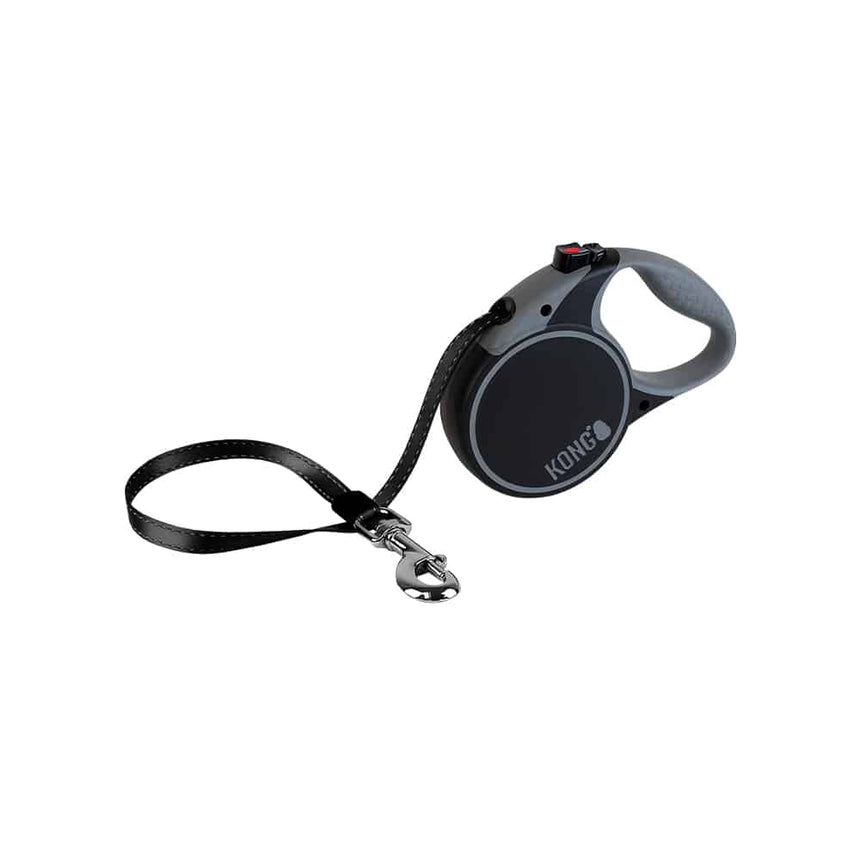 KONG Terrain Black Retractable Leashes Large