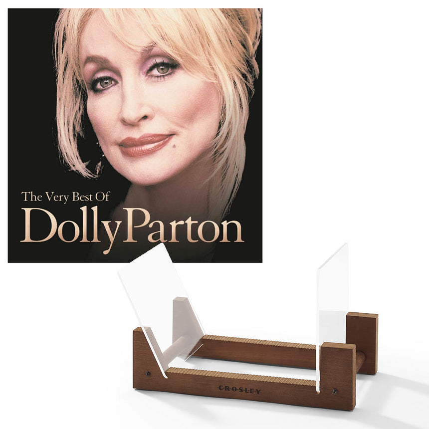 Dolly Parton The Very Best Of Dolly Parton Vinyl Album & Crosley Record Storage Display Stand