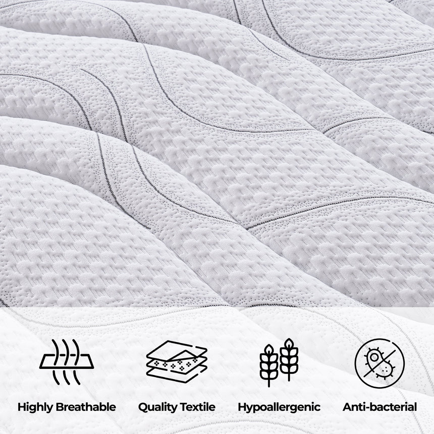 EasyDreamer Orthopaedic Euro Top Pocket Spring King Single Mattress