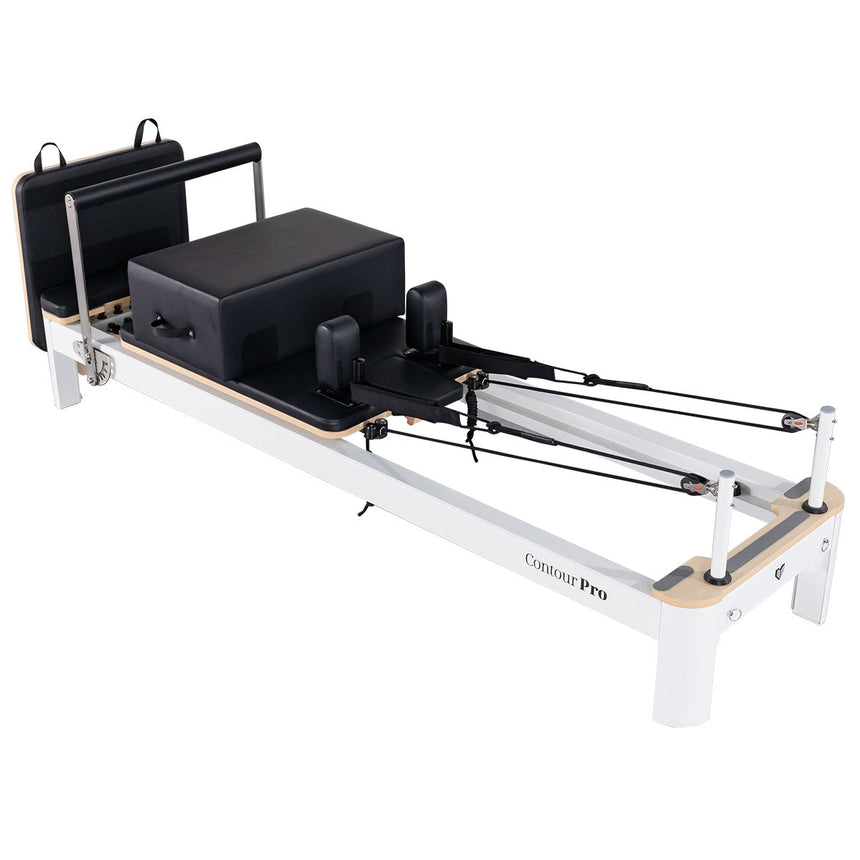 Lifespan Fitness Contour Pro Studio Aluminium Reformer Pilates Bed Set