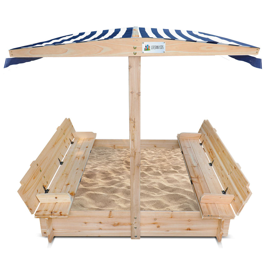 Lifespan Kids Skipper Sandpit with Canopy