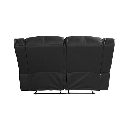 3+2 Seater Recliner Sofa In Faux Leather Lounge Couch in Black