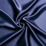 Luxury Pillowcase 2 Pack - 100% Pure Mulberry Silk on Both Sides - Navy Blue