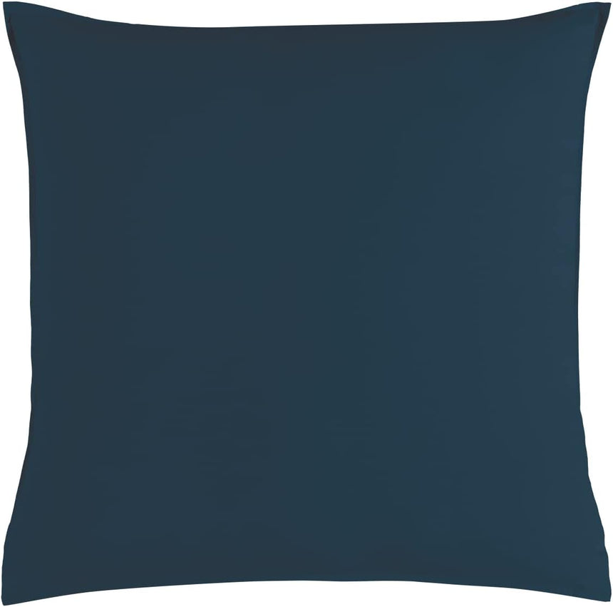 Vintage Washed 100% Cotton European Pillowcase - Luxurious European Pillow Cover - Dark Indigo - 1 Pc