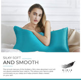 Luxury Pillowcase - 100% Pure Mulberry Silk on Both Sides - Teal