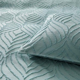 100% Premium Microfibre Tufted Standard Pillowcases - Set of 2 Luxurious Standard Pillow Cover with Elegant Design - Sage