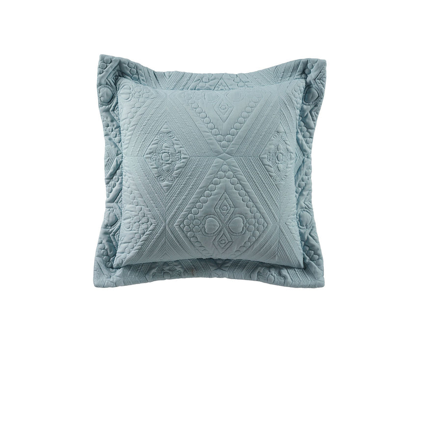 Bianca Aspen Sky Blue Coordinate Square Filled Cushion