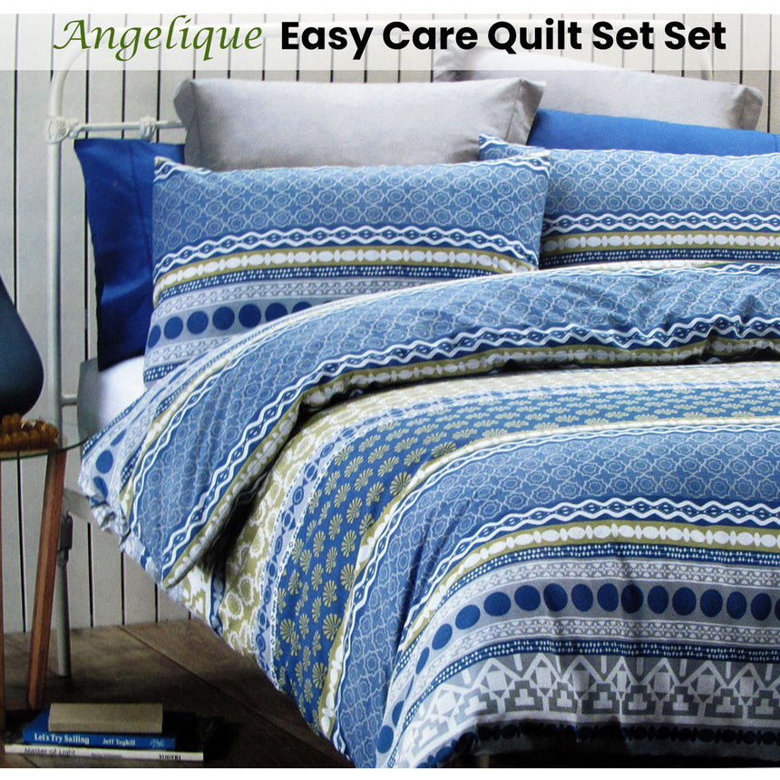 Belmondo Angelique Easy Care Quilt Cover Set Queen