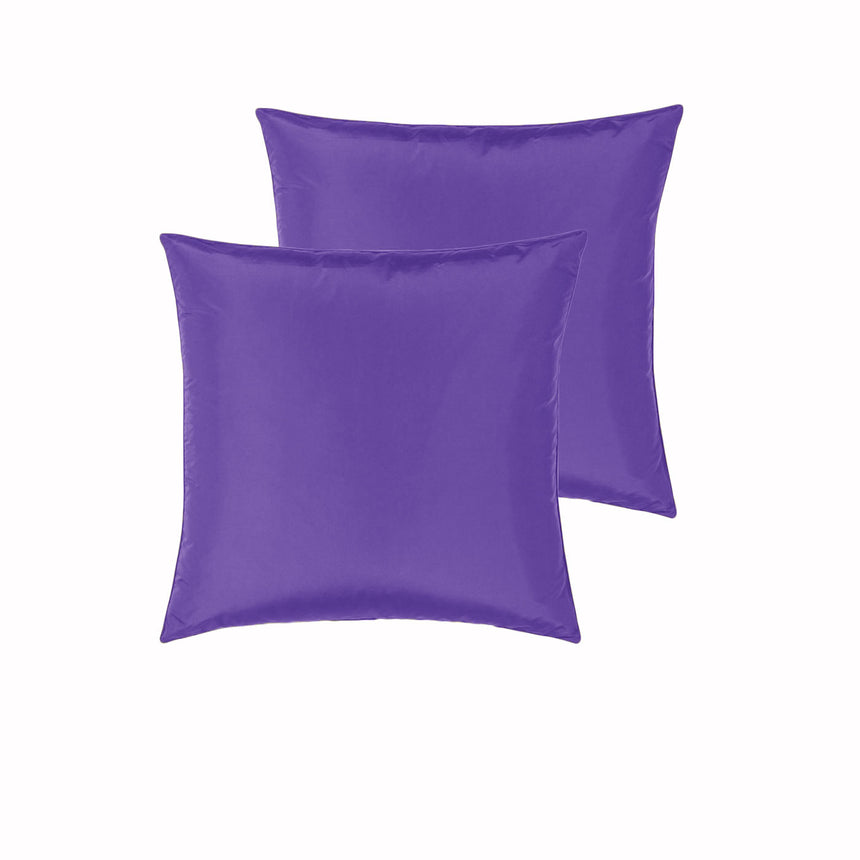 PepperMIll Satin European Pillowcases ( Pair ) PURPLE