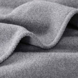 Laconia 400GSM Premium Australian Pure Wool Blanket Grey Queen