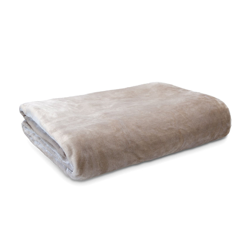 Ardor Lucia Luxury Push Blanket Stone King