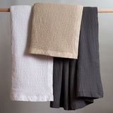 Logan and Mason Linen 100% Cotton Waffle Blanket Queen/King