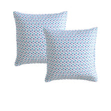 Logan and Mason Pair of Avalon Blue European Pillowcases 65 x 65cm