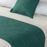 Jason Linen Look Teal Bed Runner Single/King Single