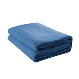 Jason  400GSM Super Soft Micro Fleece Blanket Denim Single