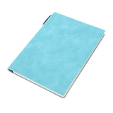 A5 200 Pages Fashion Glued PU Leather Cover Journal Travel Notebook Travellers Diary(Light Blue)