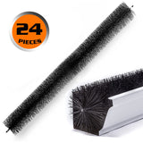 98x10cm 24Pc Gutter Brush Roof Leaf Guard Heavy Duty Twigs Filter Home Garden