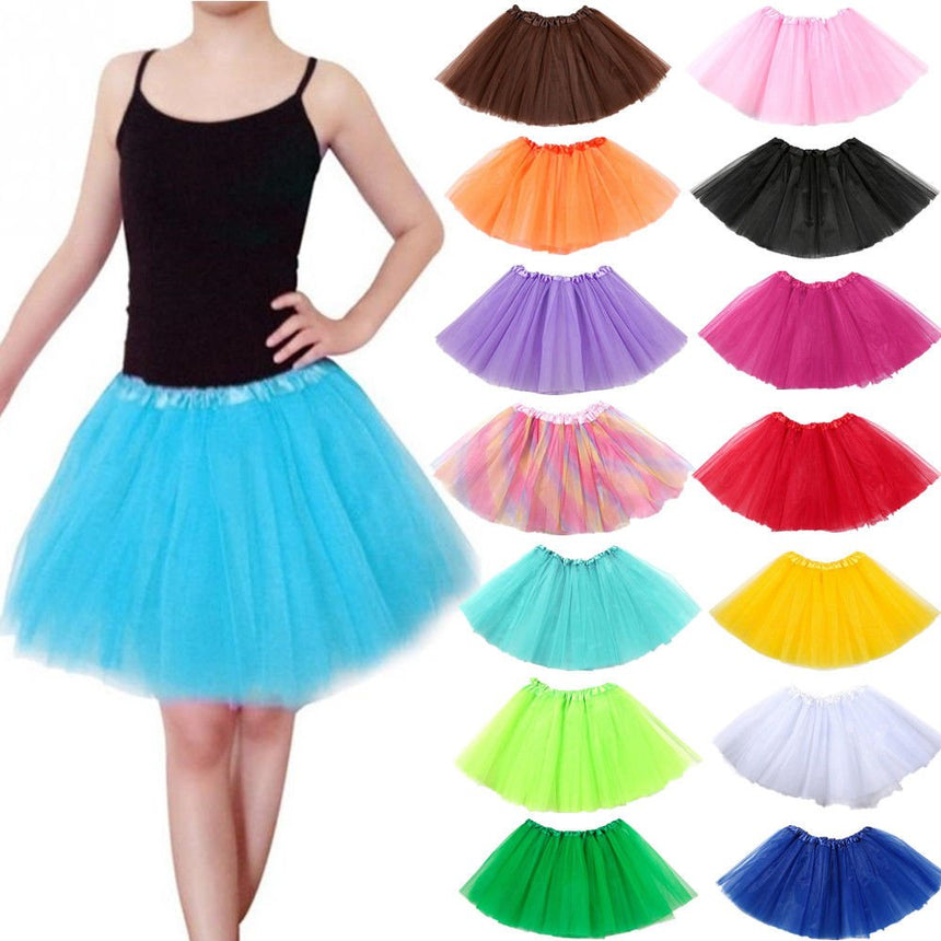 New Kids Tutu Skirt Baby Princess Dressup Party Girls Costume Ballet Dance Wear, Light Pink, Kids