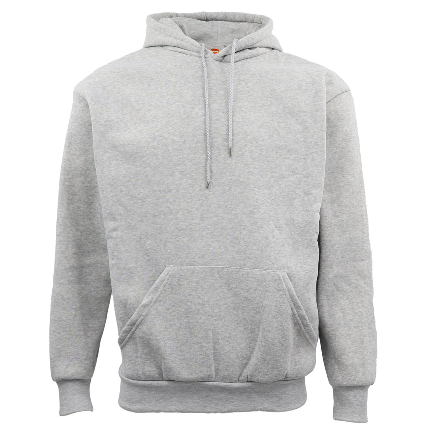 Adult Unisex Men's Basic Plain Hoodie Pullover Sweater Sweatshirt Jumper XS-8XL, Light Grey, XS