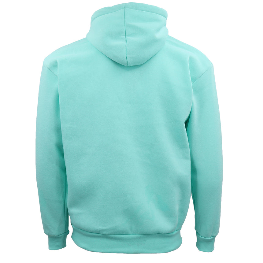 Adult Unisex Men's Basic Plain Hoodie Pullover Sweater Sweatshirt Jumper XS-8XL, Teal, 2XL