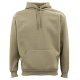 Adult Unisex Men's Basic Plain Hoodie Pullover Sweater Sweatshirt Jumper XS-8XL, Light Olive, 2XL