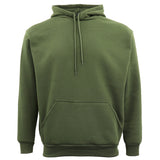 Adult Unisex Men's Basic Plain Hoodie Pullover Sweater Sweatshirt Jumper XS-8XL, Olive, XS