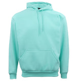 Adult Unisex Men's Basic Plain Hoodie Pullover Sweater Sweatshirt Jumper XS-8XL, Mint, M