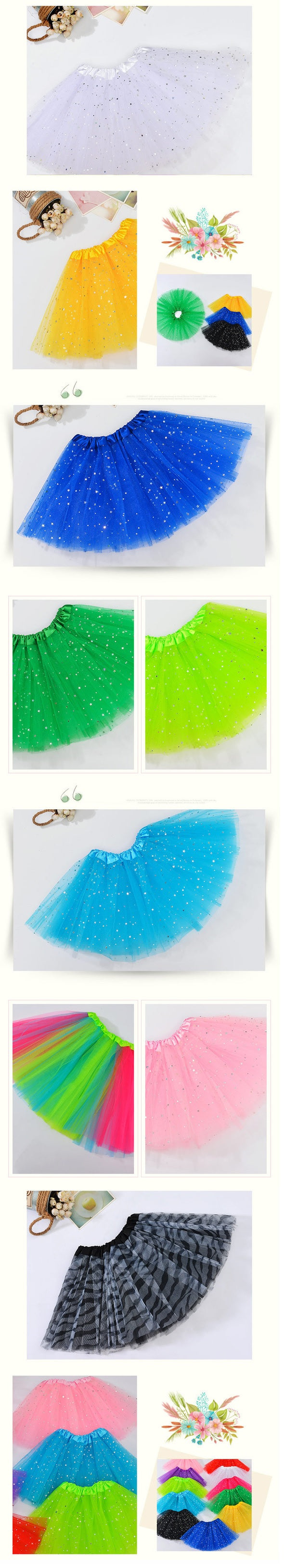 Sequin Tulle Tutu Skirt Ballet Kids Princess Dressup Party Baby Girls Dance Wear, Aqua, Adults