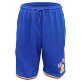 Men's Basketball Sports Shorts Gym Jogging Swim Board Boxing Sweat Casual Pants, Blue - Golden State 30, S