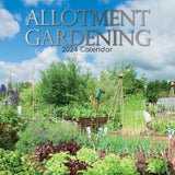 Allotment Gardening - 2024 Square Wall Calendar 16 Months Floral Planner Gift